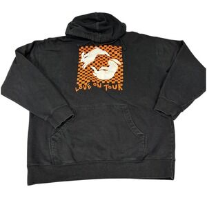 Harry Styles‎ Love on Tour Rabbit Bunnies raphic Black Sweatshirt Hoodie XL